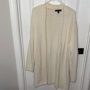 Banana Republic Cream Fuzzy Cardigan